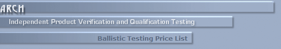 Ballistic Testing Price List